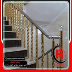 قیمت نرده استیل پیچی طلایی