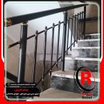 قیمت اجرای نرده مشکی راه پله الکترواستاتیک