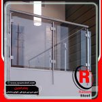 قیمت نرده استیل شیشه ای تهران