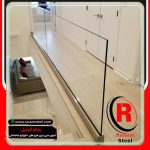 اجرای نرده شیشه ای اکسپوز راه پله