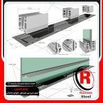 اجرای نرده شیشه ای دفنی توکار