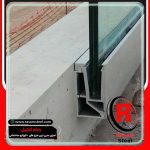 اجرای نرده شیشه ای دفنی توکار