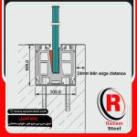 ساختار نرده شیشه ای دفنی توکار