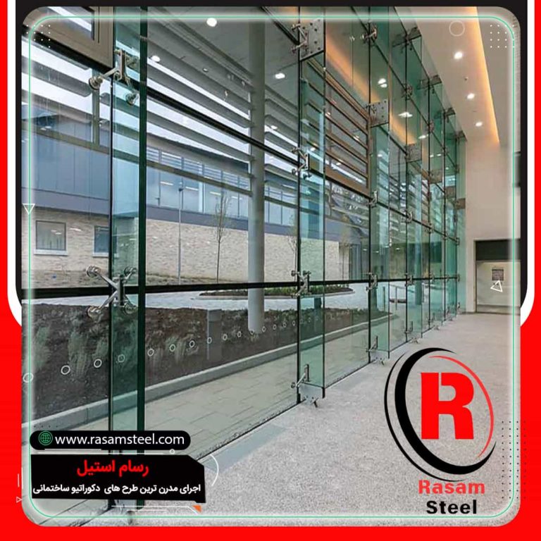 اجرای نرده شیشه ای قین گلس