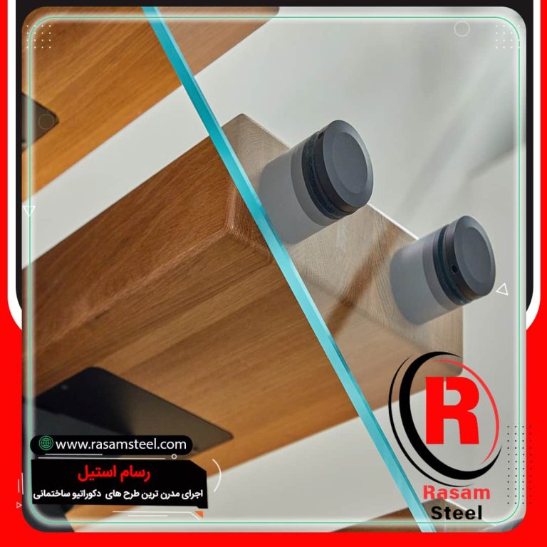 ساخت نرده شیشه ای فیکس پوینت کیش