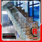 قیمت نرده شیشه ای راه پله