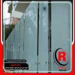 نرده استیل شیشه ای فیکس پونت