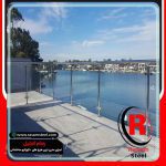 قیمت اجرای نرده استیل و شیشه تراس