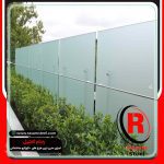 جان پناه شیشه ای استیل شیشه ای قیمت تهران