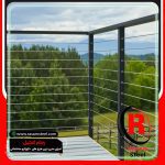 اجرای نرده کابلی بالکن