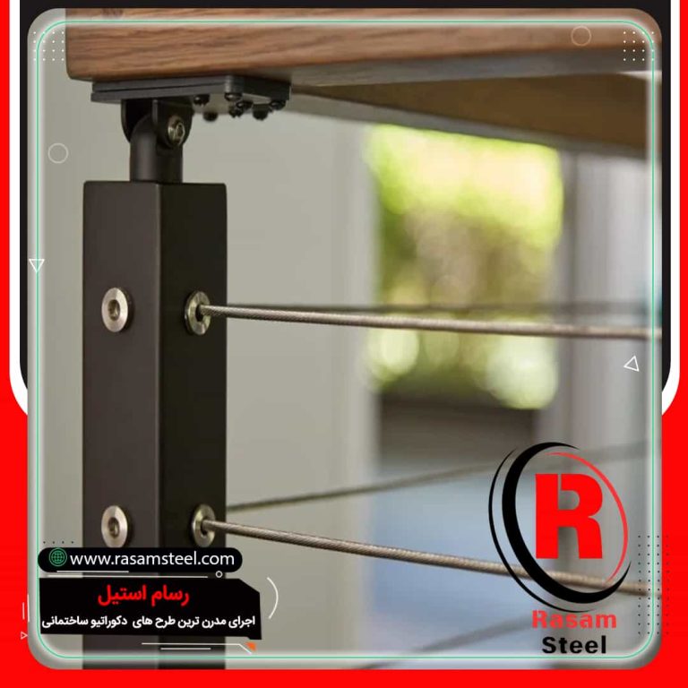 قیمت اتصالات نرده کابلی پله