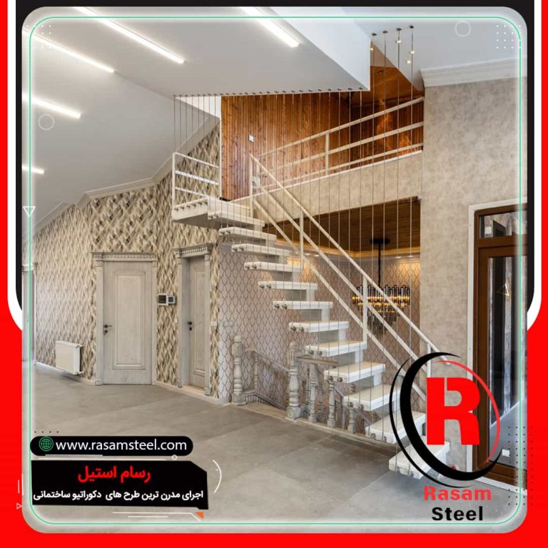 اجرای نرده سیم بکسلی عمودی تهران