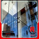 اجرای نمای شیشه ای مدرن