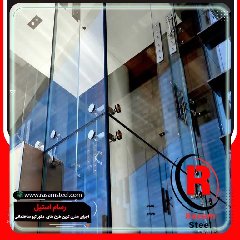 اجرای نمای شیشه ای مدرن