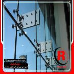 نصب و اجرای نمای شیشه ای اسپایدر