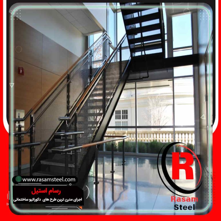 قیمت راه پله پیش ساخته استیل