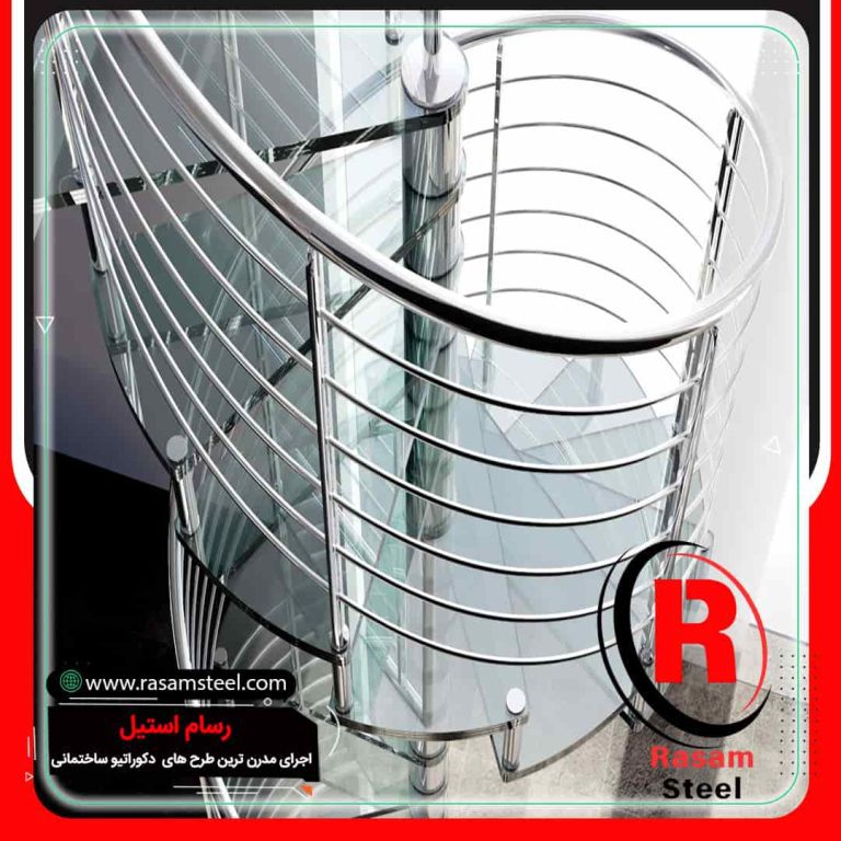 راه پله مارپیچ حول محور قیمت
