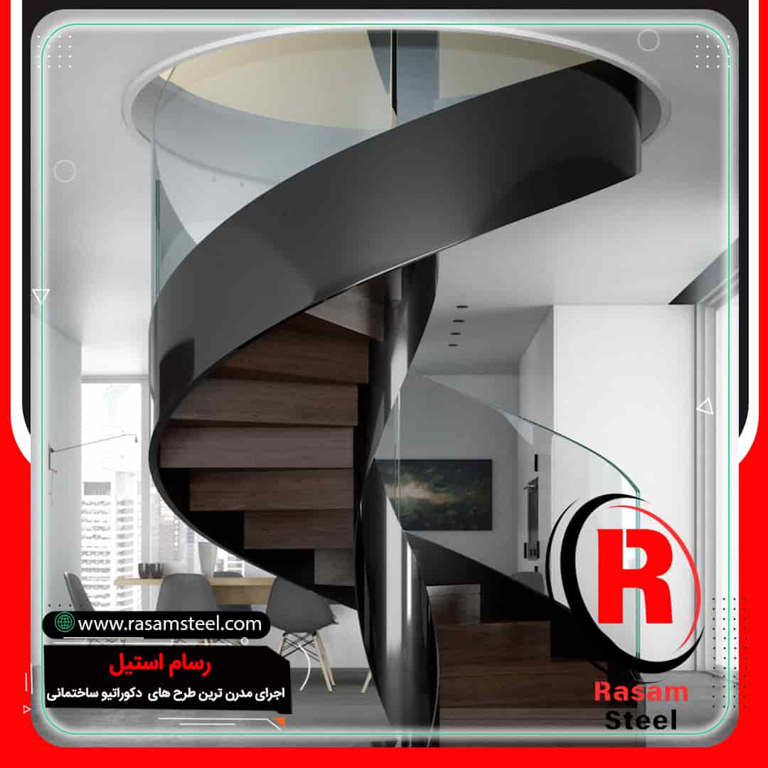 راه پله گرد نواری