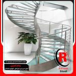 پله استیل مارپیچ 30 پله استیل مارپیچ 30 پله اسپیرال - قیمت پله اسپیرال ( پله حول محور - پله گرد - پله پیچ - پله مارپیچ) پله پله اسپیرال پله اسپیرال