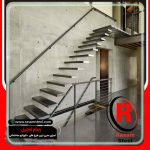 قیمت راه پله معلق استیل