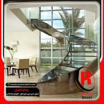 قیمت ساخت راه پله استیل مارپیج