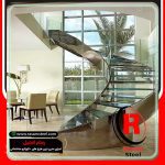 راه پله دوبلکس گرد