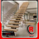 راه پله دوبلکس مستقیم تک محور