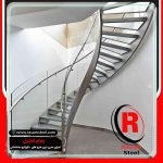 راه پله دوبلکس فلزی