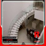 اجرای راه پله دوبلکس شیک تک محور