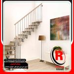 راه پله دوبلکس کم جا