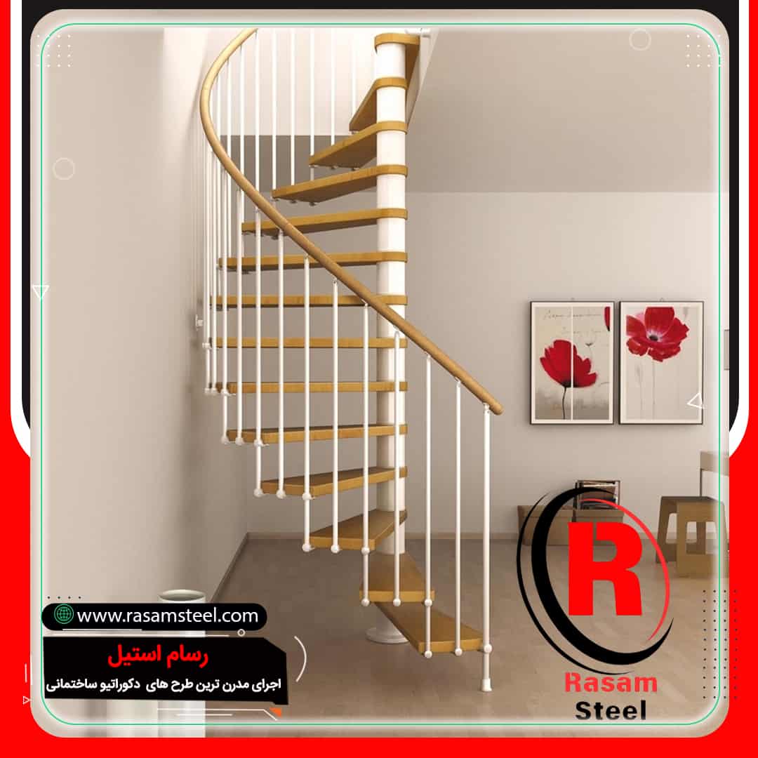 شیک ترین پله دوبلکس کنار دیوار قیمت