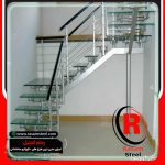 راه پله شیشه ای دوبلکس