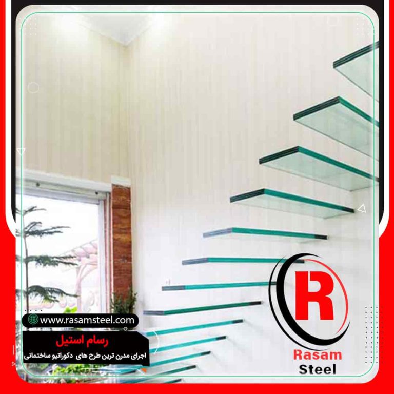 قیمت هر کف پله شیشه ای