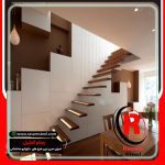 قیمت کف پله راه پله معلق چوبی