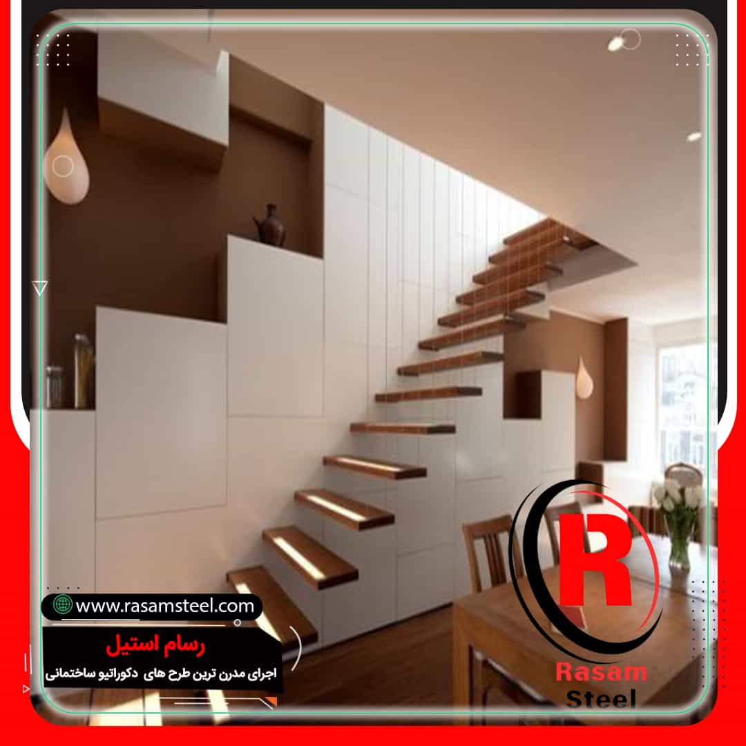 قیمت کف پله راه پله معلق چوبی