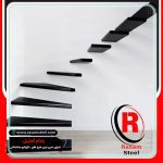 نصب راه پله معلق مدرن حرفه ای شیک