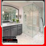 حمام شیشه ای 13 حمام شیشه ای 13 قیمت حمام شیشه ای (قیمت کابین دوش شیشه ای) - جذاب ترین مدل های پارتیشن حمام شیشه ای سازه های شیشه ابعاد حمام شیشه ای حمام شیشه ای