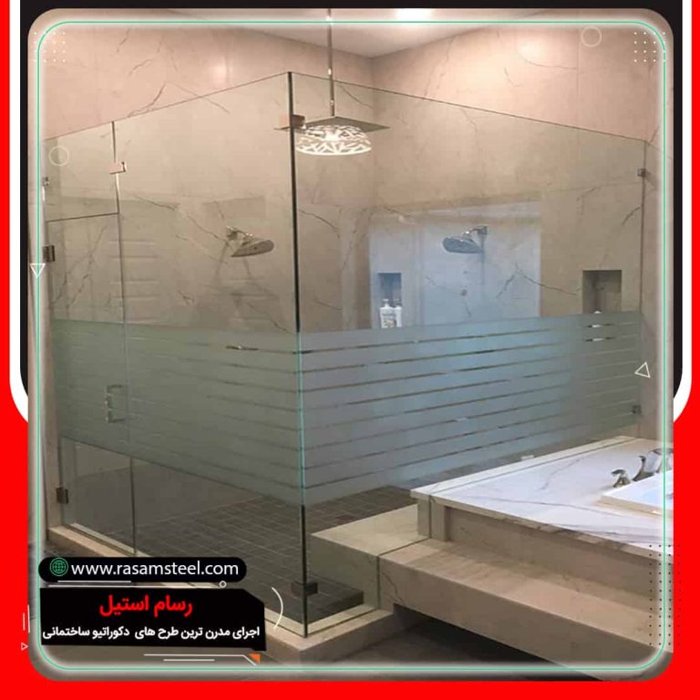 حمام شیشه ای 15 حمام شیشه ای 15 قیمت حمام شیشه ای (قیمت کابین دوش شیشه ای) - جذاب ترین مدل های پارتیشن حمام شیشه ای سازه های شیشه ابعاد حمام شیشه ای حمام شیشه ای