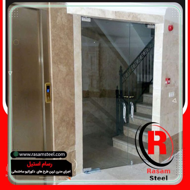قیمت درب شیشه دودبند مجتمع