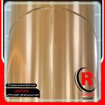 ساخت کاور استیل برنزی ستون