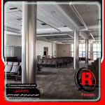 اجرای کاور استیل ستون همایشگاه