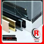 اجرای قرنیز استیل مشکی