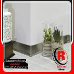 قرنیز استیل براق