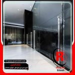 پارتیشن شیشه ای 4 پارتیشن شیشه ای 4 لیست قیمت پارتیشن شیشه ای (انواع پارتیشن شیشه ای مدرن، طرح&zwnj;دار و مات ) نرده شیشه ای اصل اجرای پارتیشن شیشه ای قیمت پارتیشن شیشه ای