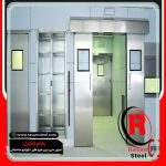 ساخت و تولید روکش استیل درب آسانسور