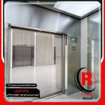 قیمت ساخت روکش استیل درب آسانسور