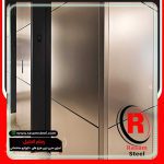 قیمت اجرای کاور استیل درب آسانسور