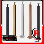 ساخت و فروش یراق آلات نرده شیشه ای اتصال شیشه به شیشه