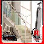 ساخت یراق آلات نرده شیشه ای اتصال شیشه به شیشه