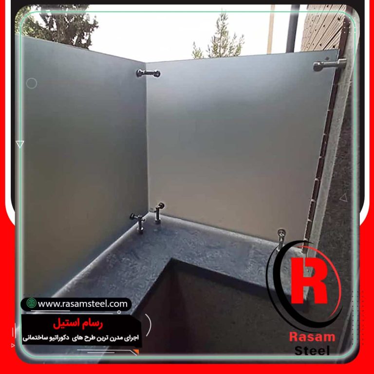 فروش اتصالات نرده شیشه ای بالکن